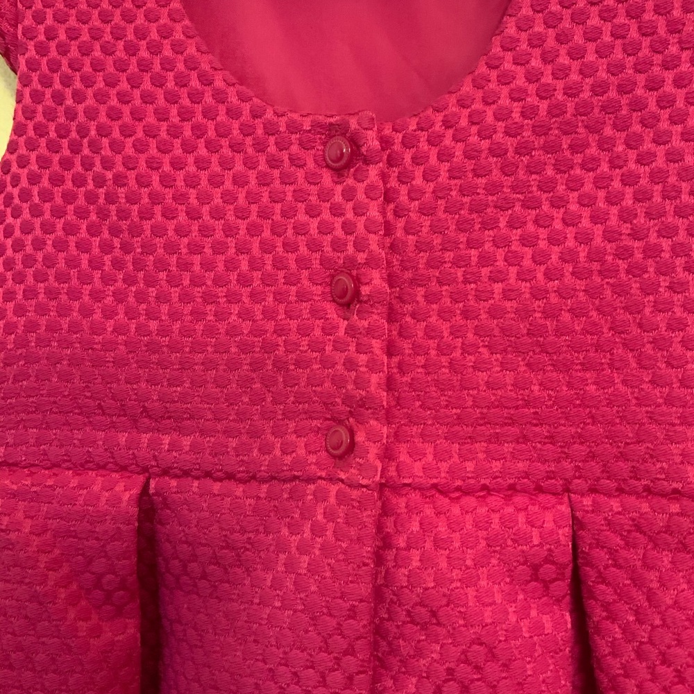 Janie and Jack fuchsia dress size 4 - Picture 4 of 6